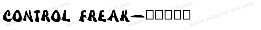Control Freak字体转换